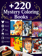 +220 Mystery Coloring Books
